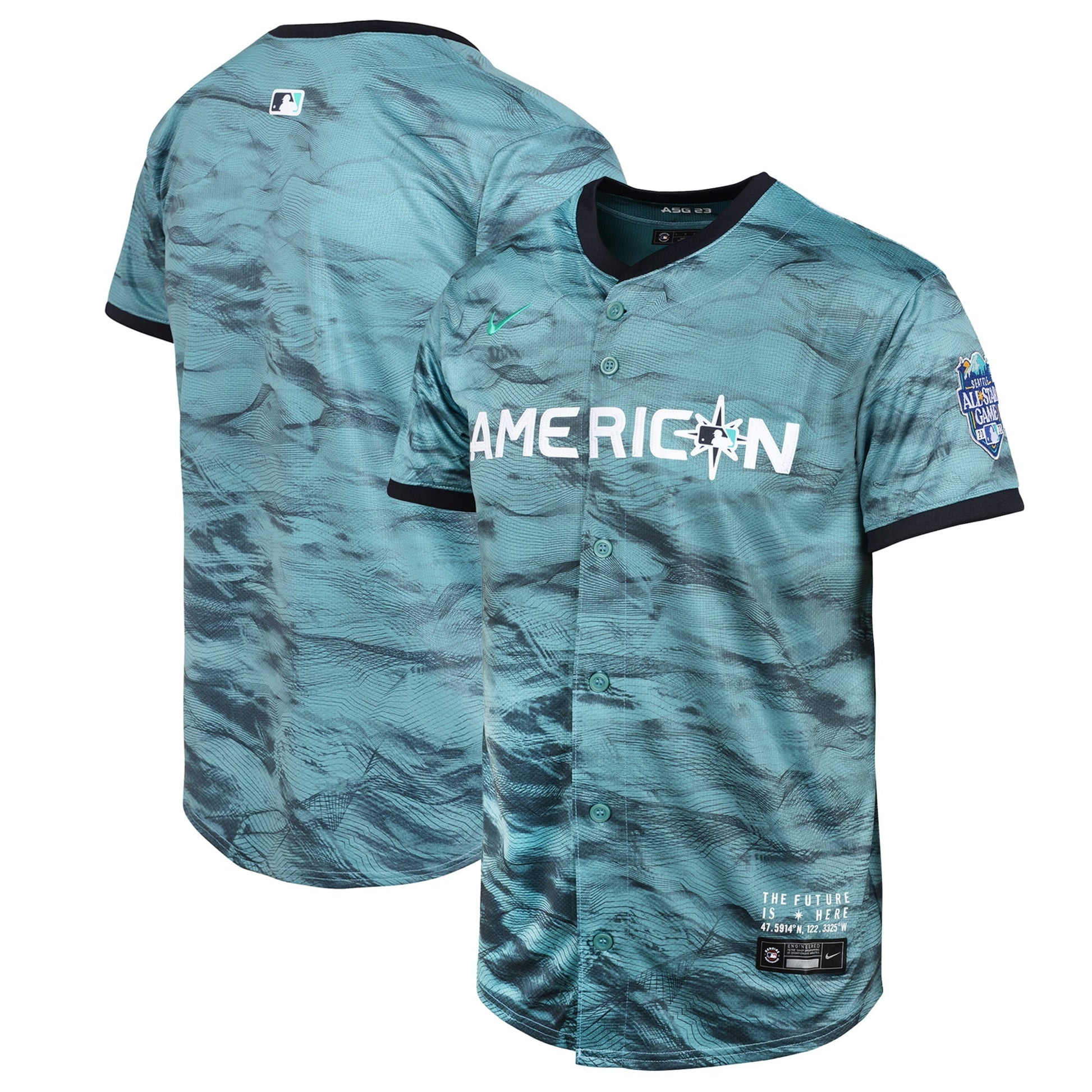 Youth Nike Teal American League Seattle Mariners 2023 MLB All-Star Gam –  Prime Time Jerseys